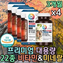 대용량 피곤할때 활력 멀티 비타민 여성 종합 영양제 올인원 종합 꼭먹어야하는 건강보조제 면역 부모님 건강식품 필수 바이타민 운동 영양제 무기질 미네랄 항산화 활력 피로에좋은