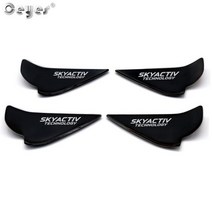 자동차 도어 핸들 보울 트림 커버 스티커 Mazda Skyactiv 3 6 Demio CX3 CX-5 CX5 CX 5 CX7 CX9 MX5 Axela ATENZA, 블랙