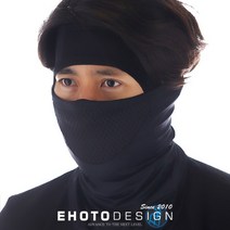이호토 여름 오픈바라클라바 어드벤스 쿨 냉감 자외선차단 낚시 골프 바이크 오토바이, 화이트