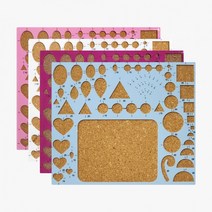 퀼링 감기 모양판, 단품, 단품