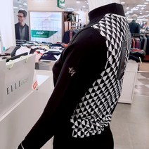 엘르골프 보온성과디자인이이쁜 우븐믹스목크넥스웨트 6h-63452820