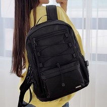 홍대언니 캐주얼 스트링 포켓 백팩 가방 BISA732