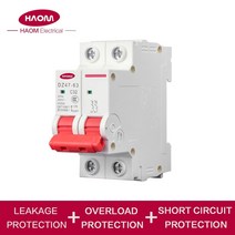 스마트 자동 커튼 IOT 블라인드 haom circuit breaker 2p air switch circuit protector dc mcb mini office 6aiot, 1a