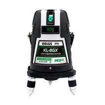 레이저레벨기 측량기계 KL-8GX 자동모터 수평계 그린