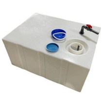 카라반 물탱크 캠핑카 차박 물통 150리터 300리터, 수평 두꺼운 100L 짧은 섹션