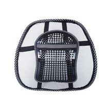 환풍기설치방법자동차 좌석 사무실 의자 마사지 뒤로 요추 지원 메쉬 환기 쿠션 패드 블랙 메쉬 다시 요추, 01 Black