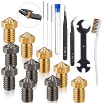 10Pcs 3D 프린터 압출기 노즐 바늘 족집게 브러시 V5 V6 Makerbot Creality -10 t Reprap Prusa I3, 분홍색