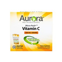 오로라 메가팩 리포조말 비타민C 1000mg 유기농 스테비아 30패킷, 1개, 기본