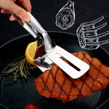 멀티 스텐 스테이크 생선 토스트 이중 양면 뒤집개 레인보우마켓, 단품, 단품