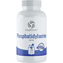 LongLifeNutri Phosphatidylserine 롱라이프 포스파티딜세린 500mg 180정, 2, 2개