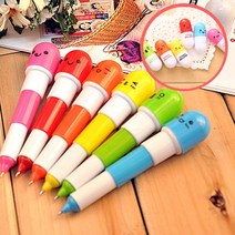 비타민 알약 볼펜 귀여운 볼펜 학생 선물 기념품 사은품 판촉 필기도구