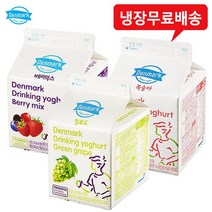 덴마크 드링킹 275mLx12팩(베리믹스4+샤인머스캣4+복숭아4) 냉장무배, 275ml