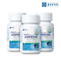 [종근당건강] 슈퍼 루테인 비젼 60캡슐 x 3병 (6개월분) /눈건강 /5중 복합기능성, 상세 설명 참조, 상세 설명 참조