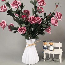 인테리어꽃병 플라스틱 화병 아크릴 북 종이학천마리 1000 달항아리 침봉꽂이 이천도자기 도양꽃 매병 레고 asdasdr*299614327wJ, A