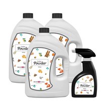 아토세이프 밀크코튼 섬유탈취제 코튼파우더향 3L 3개, 코튼파우더