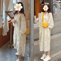 휴양지 바캉스 룩 여름 휴가 원피스 윈난 관광은 대형 여성 의류 해변 태국 스타일 비치