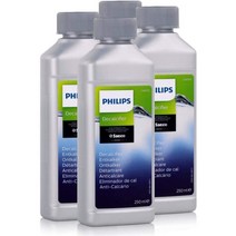 필립스 세코 커피 머신 디스케일러 250ml 4개 석회 제거제 물때 세정제 클리너 석회질 세척 청소 제거