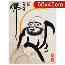 블링블링 캔버스 액자형 보석십자수 60 x 45 cm 해바라기 부엉이 금전수 DIY 세트 비즈 큐빅 대형, 1개, CV-038 (소소달마)