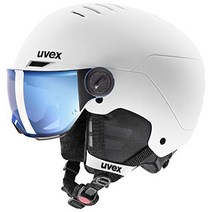 uvex 우벡스 어린이 주니어 스키 보드 바이저 헬멧 다이얼 방식 크기 조절가능, 블루