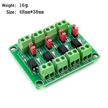 포토커플러 절연 보드 전압 변환기 어댑터 모듈 PC817 2 4 8 채널 3.6-30V 드라이버 광전, [02] 4 Way Optocoupler