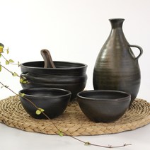 주병세트 옹기 주병 술병 전통주병 도자기 술잔 세트, 술병세트, 술병세트