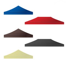 DZB 접이식 캐노피 천막 지붕만 야외 실내 포장마차 테라스 옥상 그늘막 텐트 행사용, DZ지붕3X6 블랙