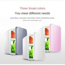 미니 화장품 냉장고 2023 냉장고 110V 소형 선물 자동차 냉동 뷰티 8L, Pink dual purpose_미국