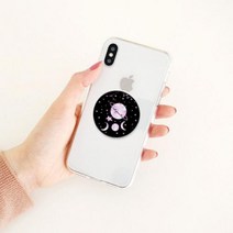 [바보사랑] 핑크문 스마트톡(스마트홀더/스마트톡)[키스맥], 상세 설명 참조, 색상:쉐오두센터문, 상세 설명 참조