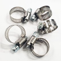 다이써 AG952 스테인레스 호스밴드 소형 지름25mm 5개 수도꼭지 고정 수도