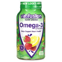비타퓨전 VitaFusion 오메가-3 EPADHA 120 구미젤리, 1개, 기본
