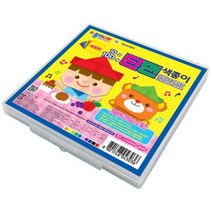 [바보사랑] 종이나라 6000 케이스 단면색종이 (10색 100매), 종류:01_종이나라_케이스색종이_단면, 상세 설명 참조