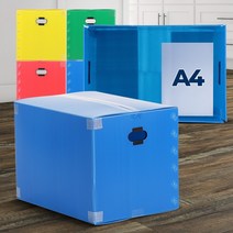 [미사문구]이사박스3호 단프라 박스몰 이사용 소형포장 손잡이주문 자취방, 이사박스3호 빨강