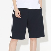 여학생 안짧은 두줄옆선 체육복 반바지 데일리 여행 얌전한 5부