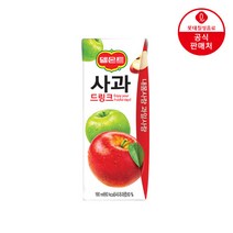 델몬트 드링크 사과, 190ml, 48개