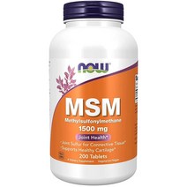 NOW MSM 1500mg 200정, 200 Count, BSN 신타-6 프로틴 크리