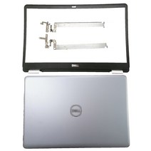 DELL INSPIRON 15 5000 5584 LCD 뒷면 커버/전면 베젤/LCD 힌지 용 새 노트북 케이스 0GYCJR 0J0MYJ 은빛