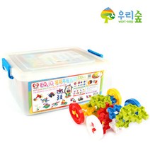 [브레인숲] 와플블럭 230pcs KC인증 창의력발달 큐브블럭 블록 퍼즐완구 유치원 어린이집 교구 장난감, 단품