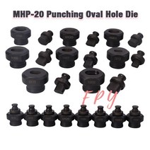 전동유압펀치 mhp 20 전기 유압 구멍 펀칭 도구 mhp 20 전기 펀칭 금형용 펀칭 타원형 구멍 다이, 13x19.5mm
