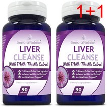 [1+1] LiverCleanse 밀크시슬 아티초크 덴드라이언 투르메릭 90캡슐