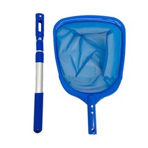 수중 전문 수영장 스키머 그물 잎 텔레스코픽 폴 풀 손 스파 욕조 연못, 한개옵션0