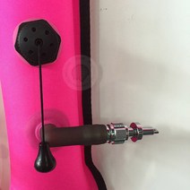 스쿠버다이빙 페쇄식 마커 부이 110cm, 형광 노랑+2.5cm미니 방폭밸브