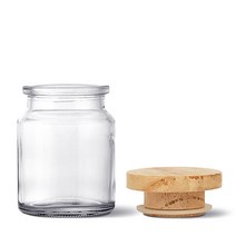 코르크유리병 허브원형 나무 코르크 150ml, 1개