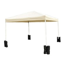 체육대회 천막 프레임+지붕+고정모래주머니 4p 세트 2.5x3.75m 색상다양, 2.5X3.75 레드