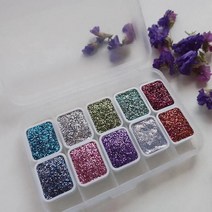 진주 광택 수채화 색소 12 색 2.0ml 3 겹 접이식 철 상자 한 벌, 01 10colors 1.0ml 1_01 옵션 10