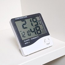 디지털 신생아온습도계 탁상용 아기온습도계 목욕탕 식물 어린이집 실내 정밀 산업용, 기본