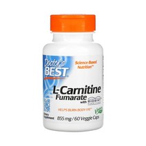닥터스베스트 L카르니틴 엘카르니틴 855mg 60 베지캡슐 L-Carnitine Fumarate Biosint Carnitines