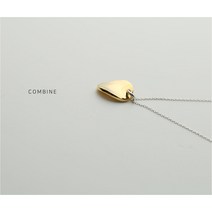 디스톤_코인 실버 목걸이 + 18k gp [No.218]