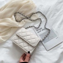 대학생 데일리백 누비 다이아 체인 크로스백 어깨가방 미니백 20대여성 핸드폰백