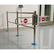 스피드게이트 턴 개찰구 출입 지하철 바리케이트 차단기 게이트 입구 직원 플랩 통제 제한, 블랙 D형