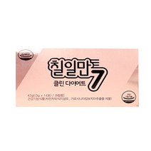 칠일만 7일만 클린 다이어트 3g 14포 차전자피 가르시니아 효소 다이어트, 1개(3gX14포)